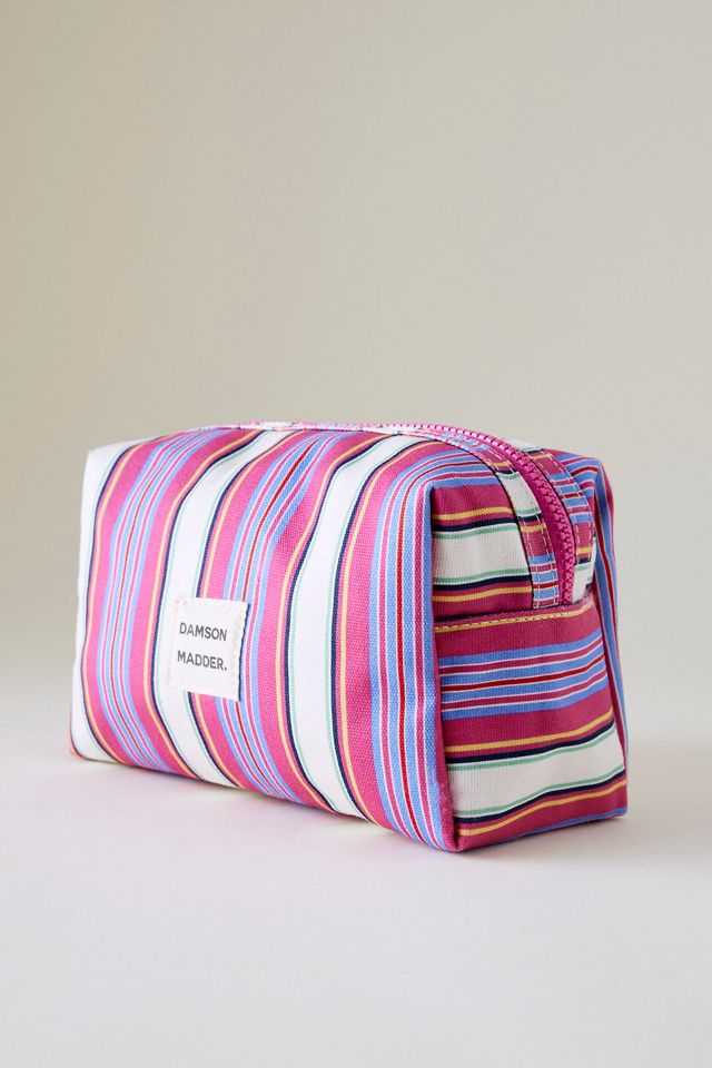 Bolsa de Maquillaje Rosa a Rayas Damson Madder #2