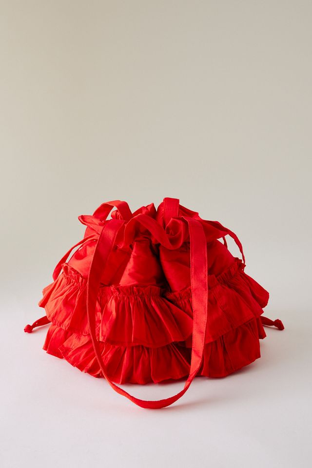 Damson Madder Sita Frilly Pouch Bag | Anthropologie UK