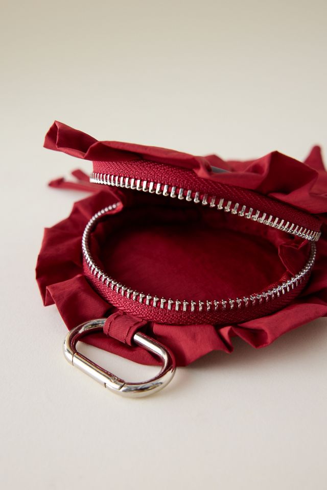 Breloque sac pochette rosette Damson Madder #1