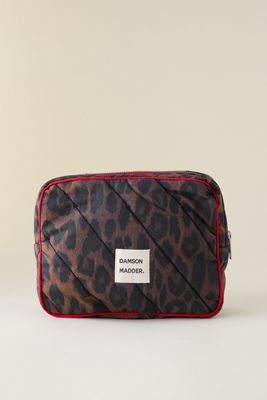 Damson Madder Leopard Wash Bag