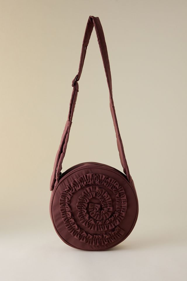 Bolso Circular con Espiral Rae de Damson Madder #1