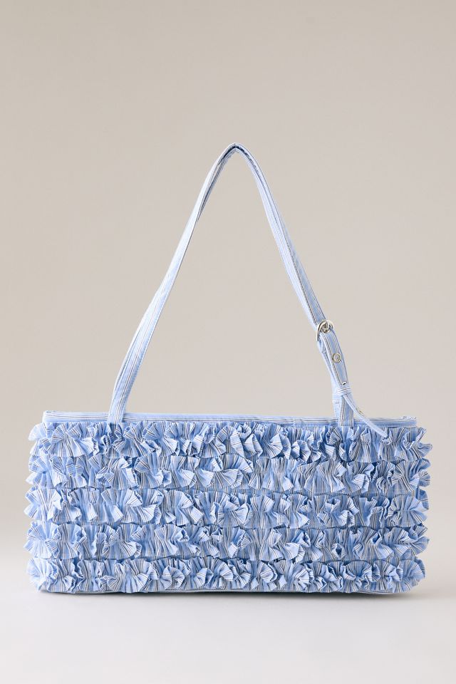 Bolso Baguette con Volantes Sophia de Damson Madder #2