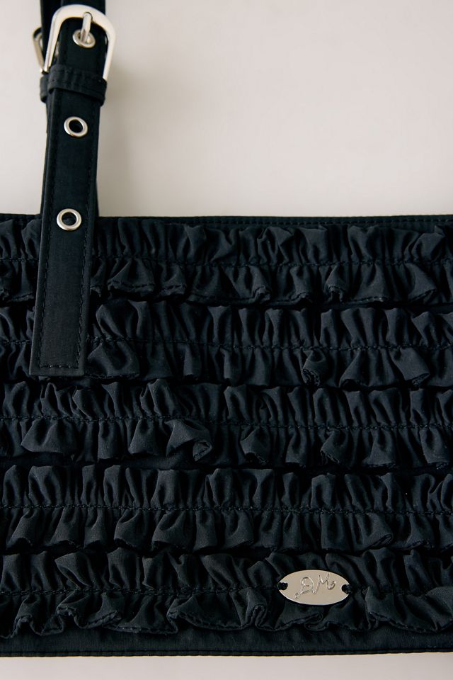 Damson Madder Sophia Ruffle Baguette Bag #1