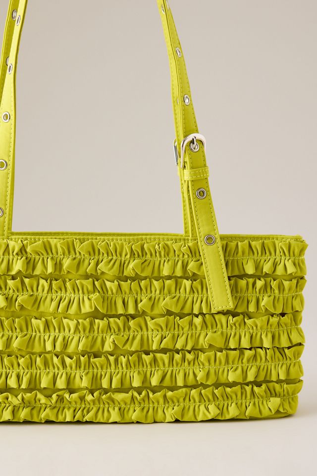 Damson Madder Sophia Ruffle Baguette Bag #2