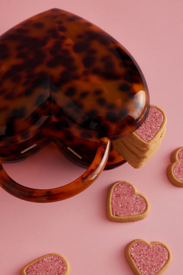 Tort Heart Top Handle Acrylic Evening Bag #1