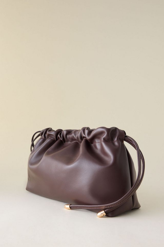 Borsa Clutch in Pelle con Coulisse #4