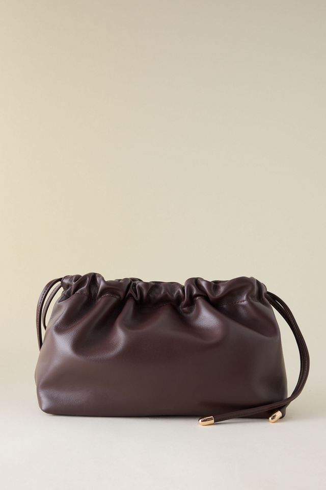 Borsa Clutch in Pelle con Coulisse #1