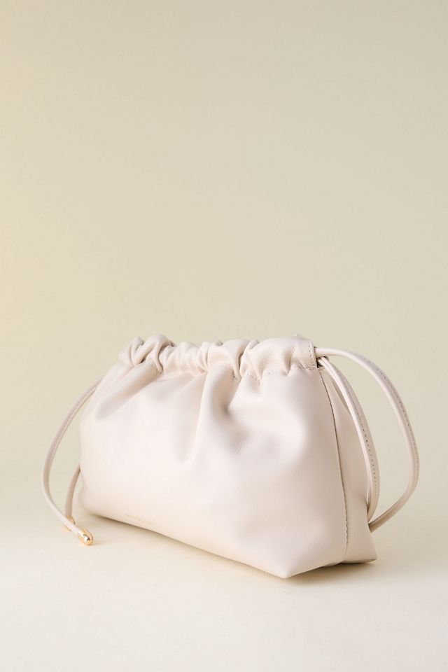 Clutch-Tasche aus Leder mit Kordelzug #2