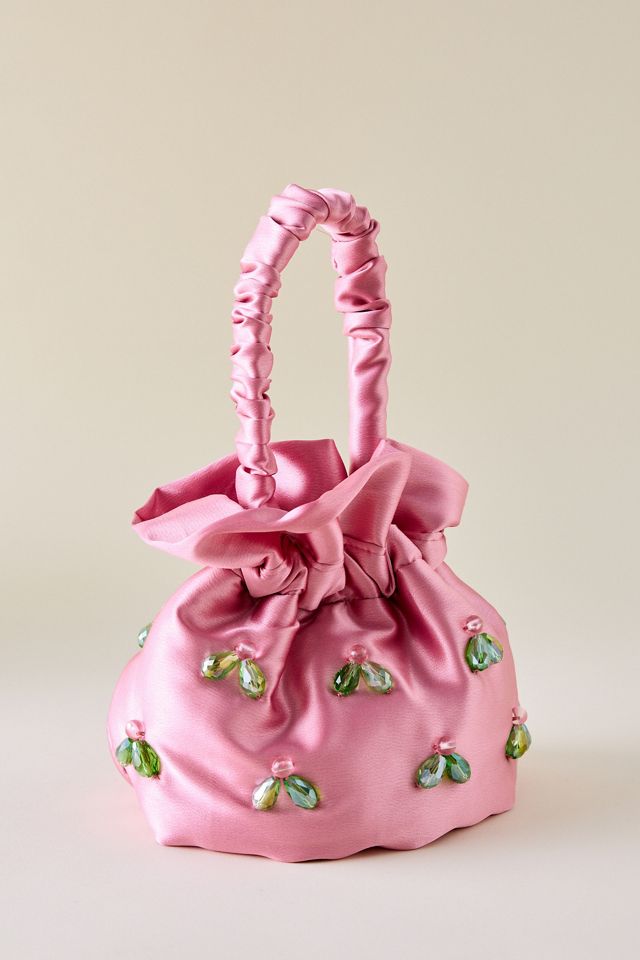 Suryo Satin Beaded Bag
