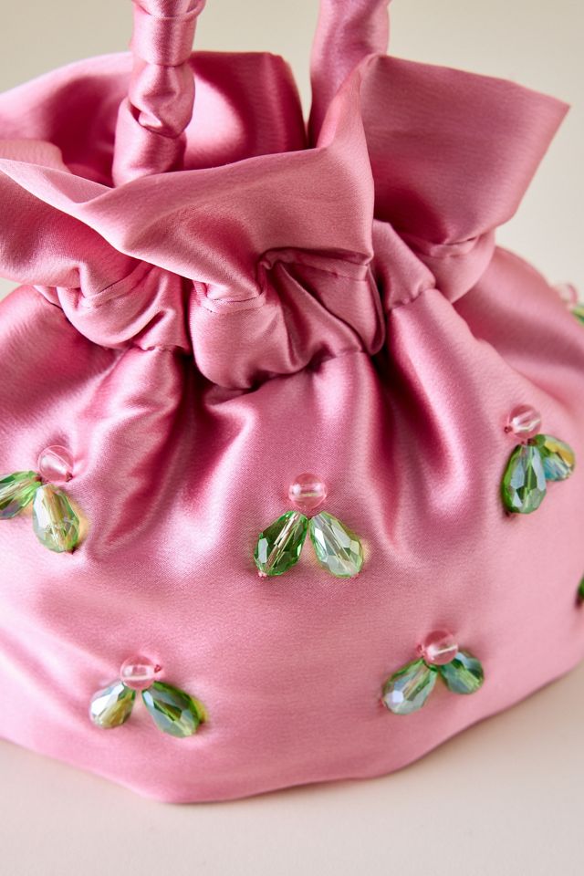 Suryo Satin Beaded Bag