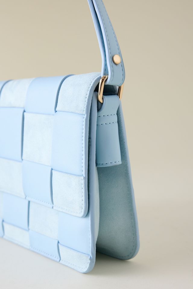 Gewebte Schultertasche mit zwei Strukturen #3