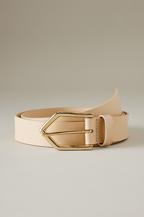Leather Triangle Buckle Belt