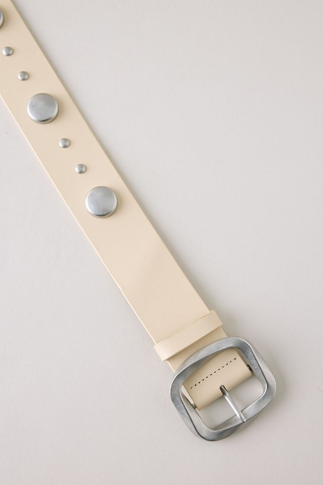 Studded Wrapped Buckle Belt #1