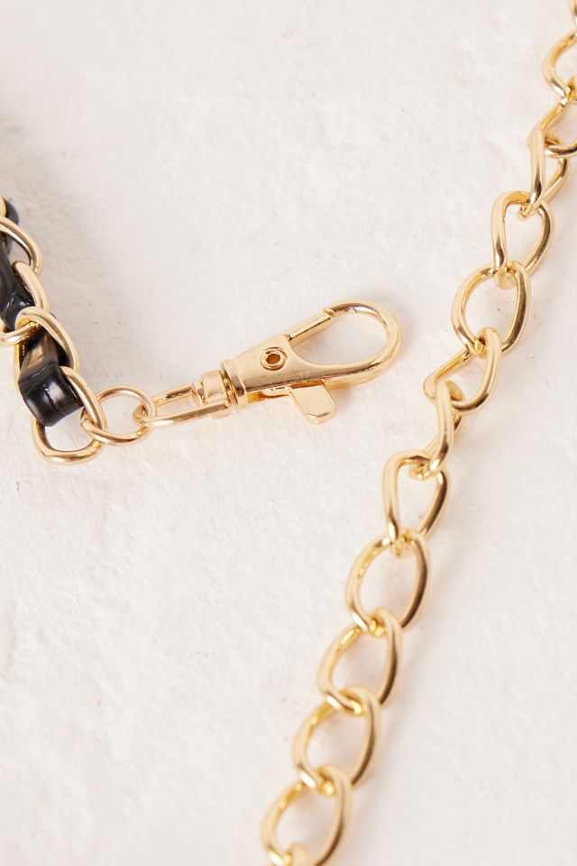 Ceinture chaîne avec porte-monnaie en cuir By Anthropologie #3