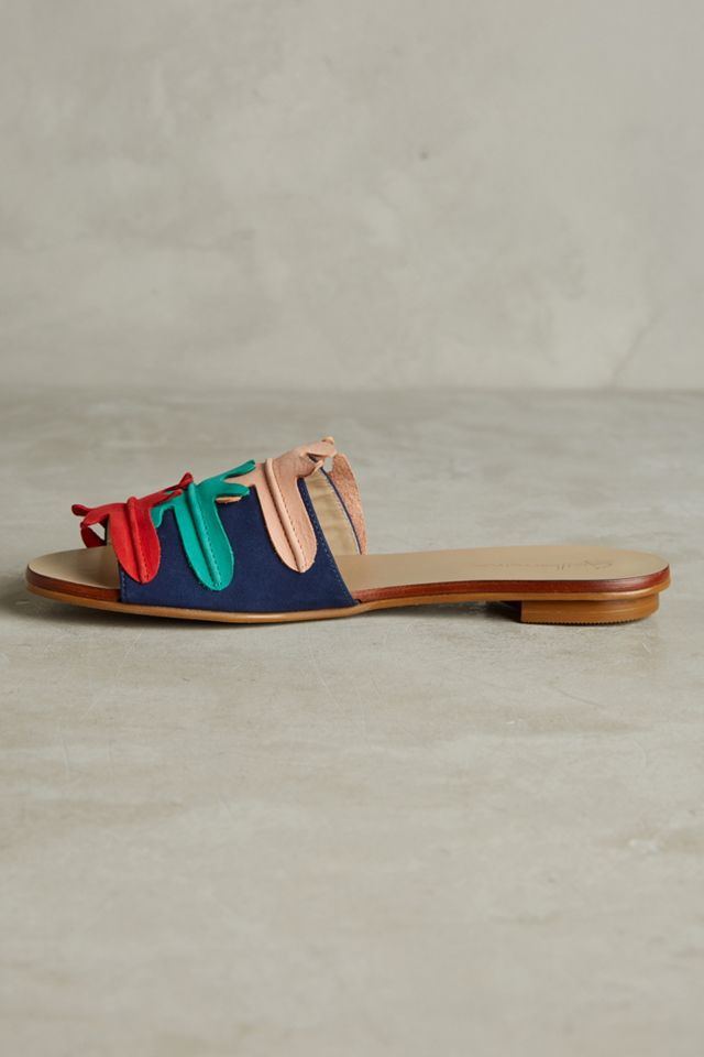Guilhermina Scalloped Slide Sandals #2