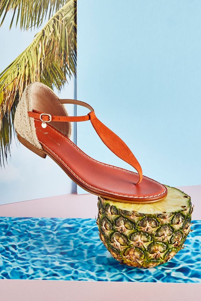 Guilhermina Raffia Thong Sandals #5