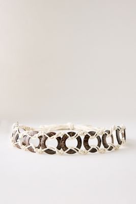 Cinturón de Anillo Tejido