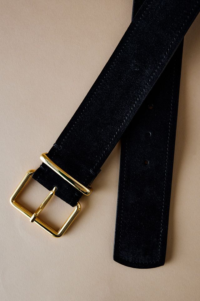 Ceinture en Daim avec Boucle Carrée #1