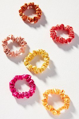 Pack of 5 Satin Hair Scrunchies