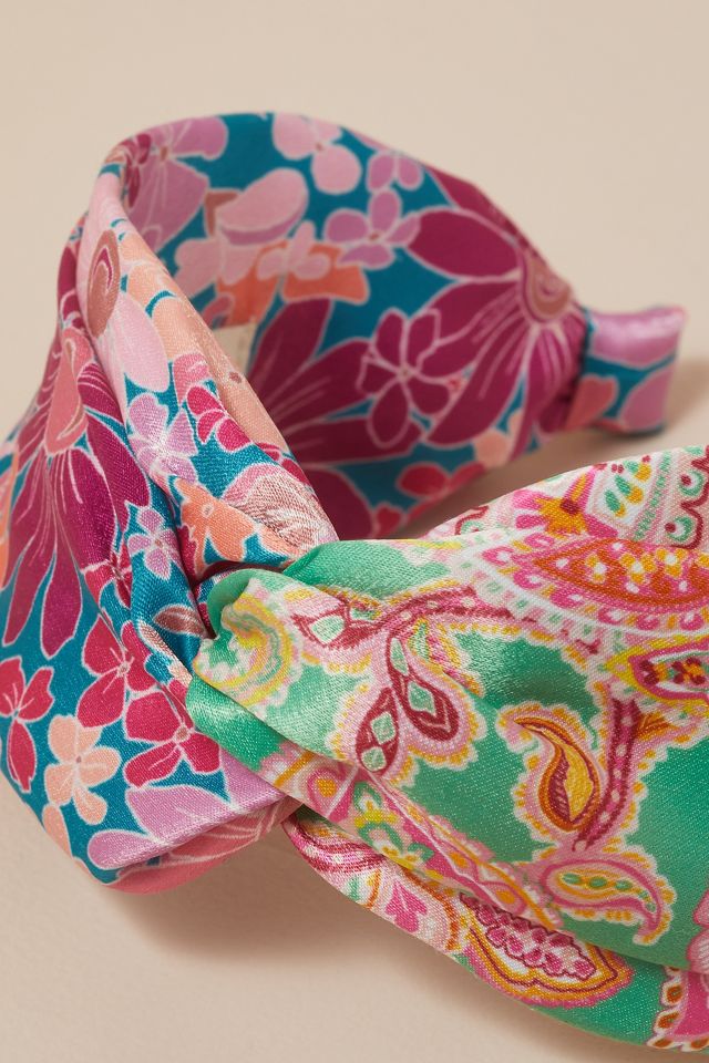 Kachel Mixed Paisley Print Headband | Anthropologie UK display picture 3
