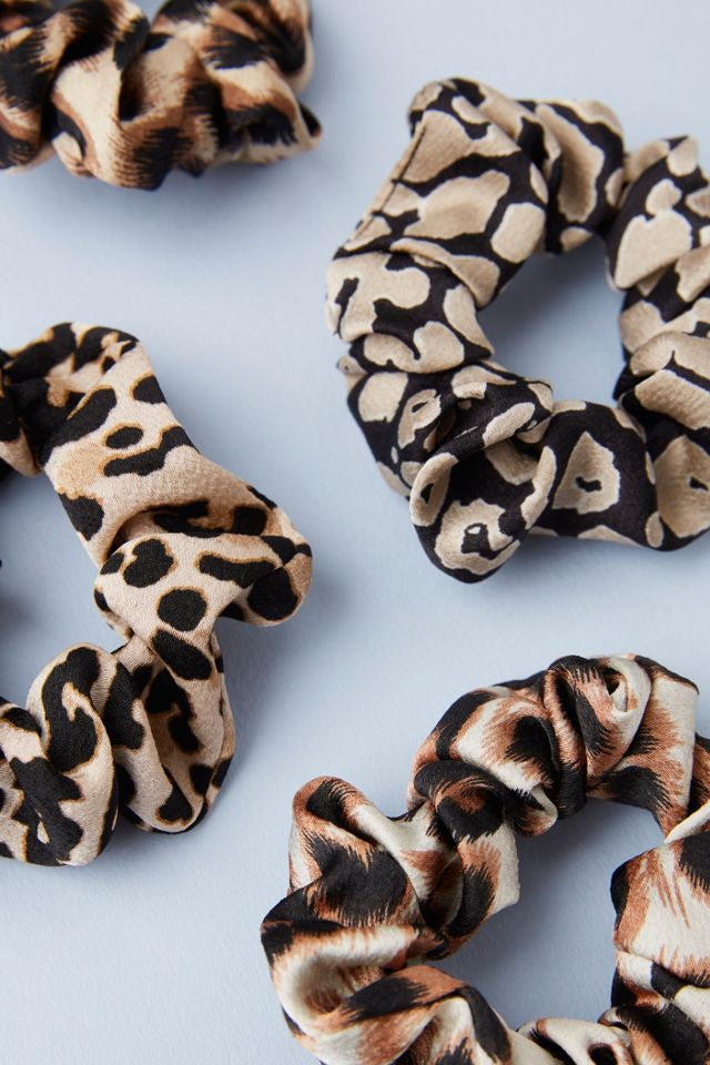 Set of 4 Animal Print Scrunchies #2