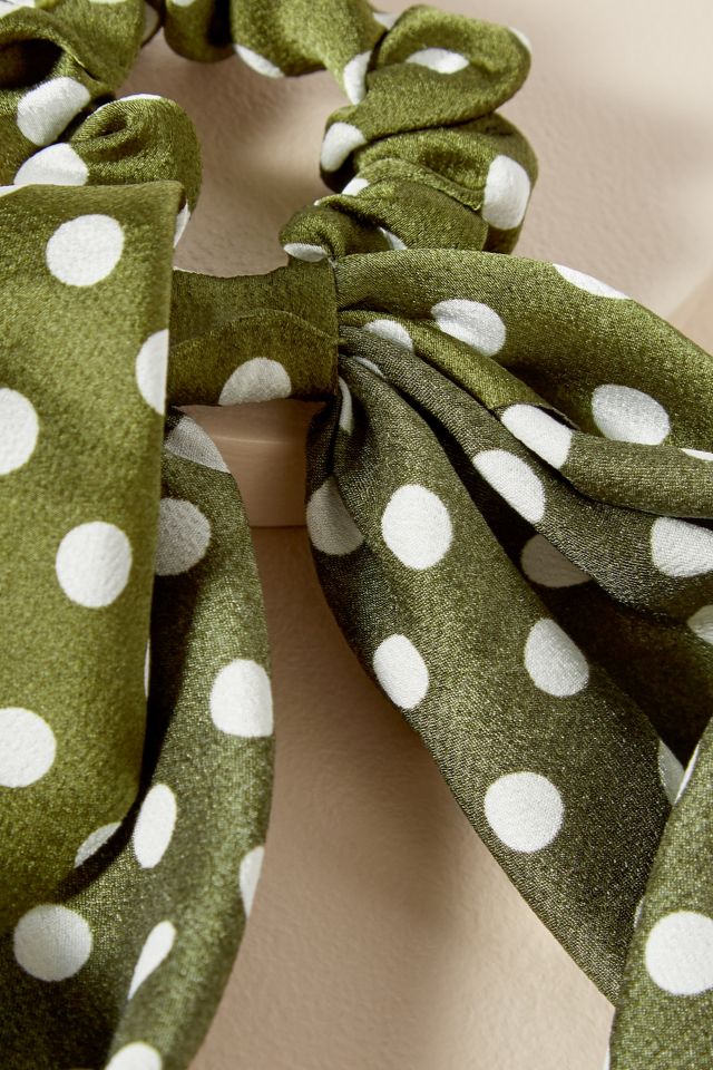 Cinturino per capelli con stampa a pois #1