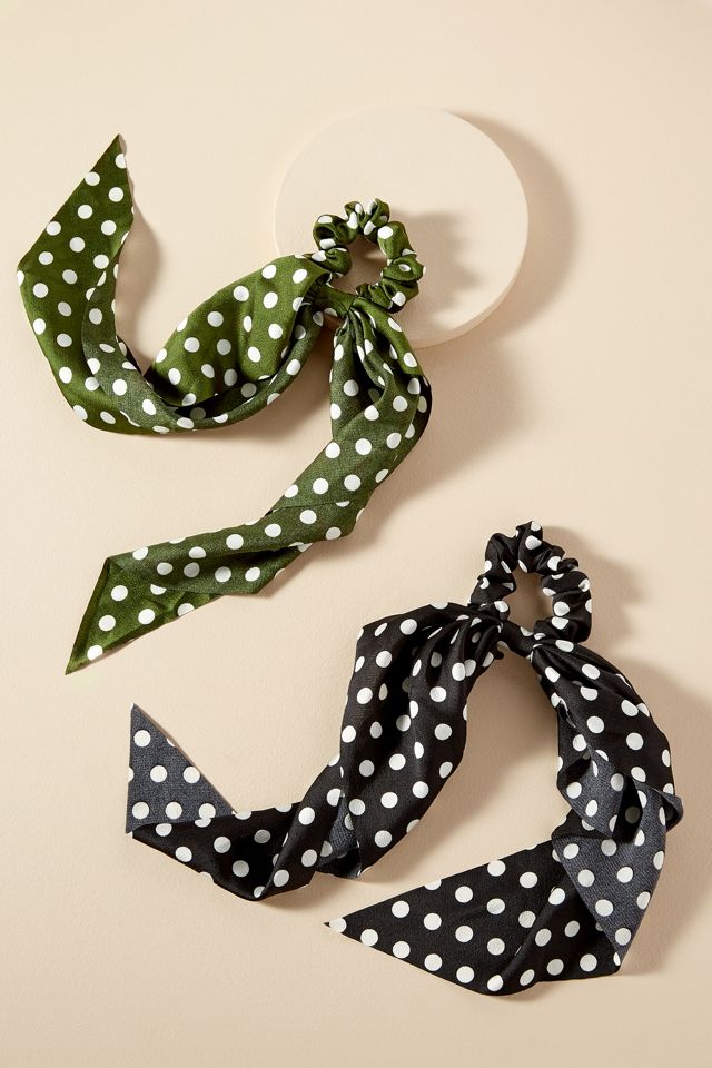 Cinturino per capelli con stampa a pois #2