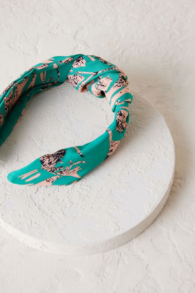 Abstract Printed Headband Anthropologie UK