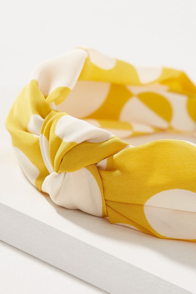 Knotted-Top Polka-Dot Headband | Anthropologie UK display picture 1