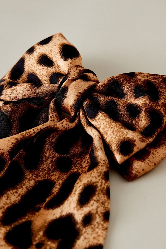 Lazo para el Cabello con Estampado de Leopardo #3