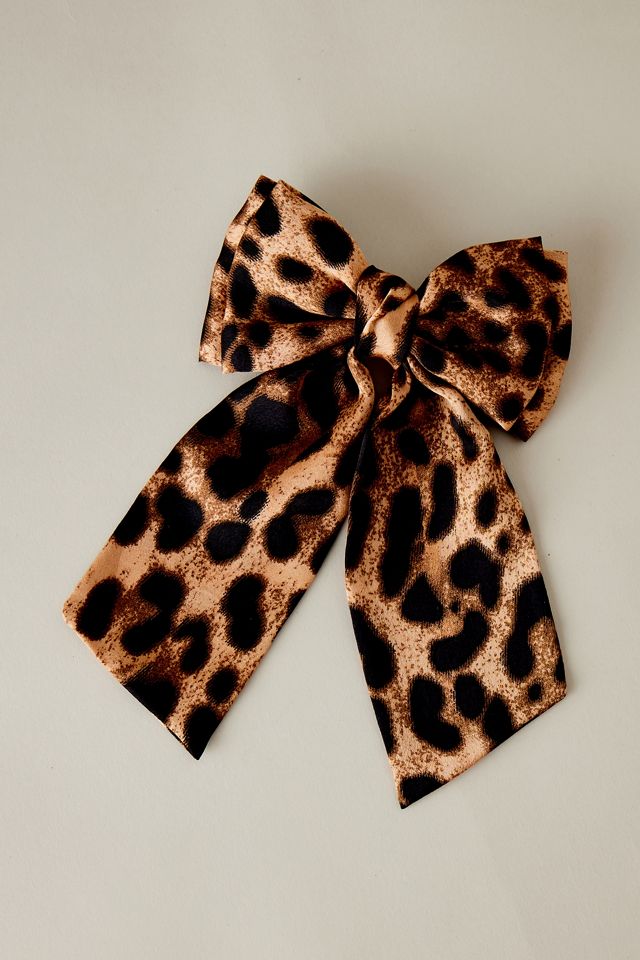 Lazo para el Cabello con Estampado de Leopardo #1