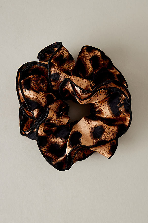 By Anthropologie Leopard Print Hair Scrunchie