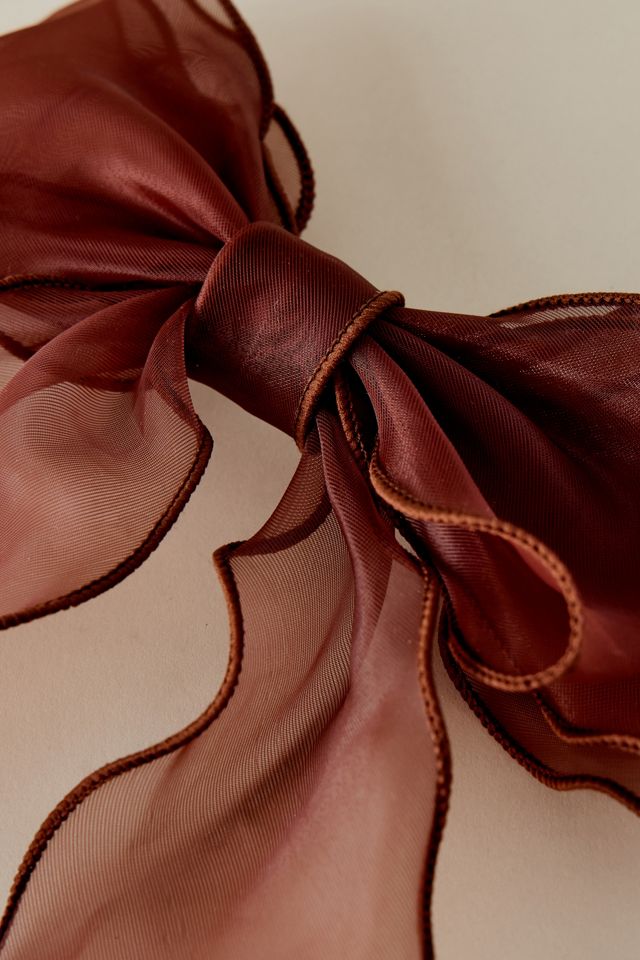 Nœud pour cheveux en organza extra-large #1