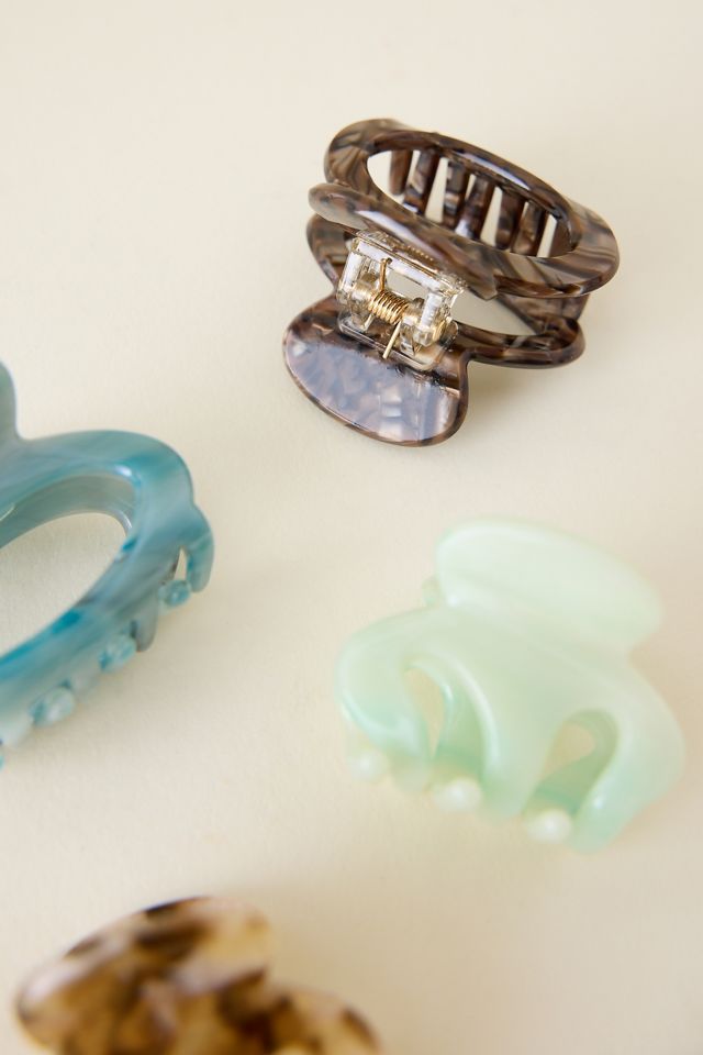 Sortierte Haarspangen aus Harz, 8er-Set #3