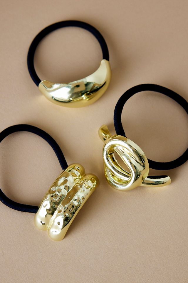 Metal Hair Ties, Set of 3 #1