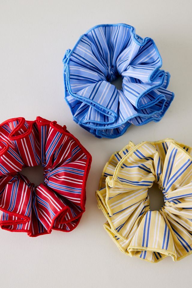 Elastico per Capelli a Righe Oversize #2