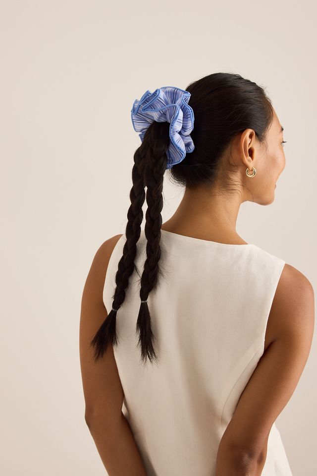 Elastico per Capelli a Righe Oversize #3