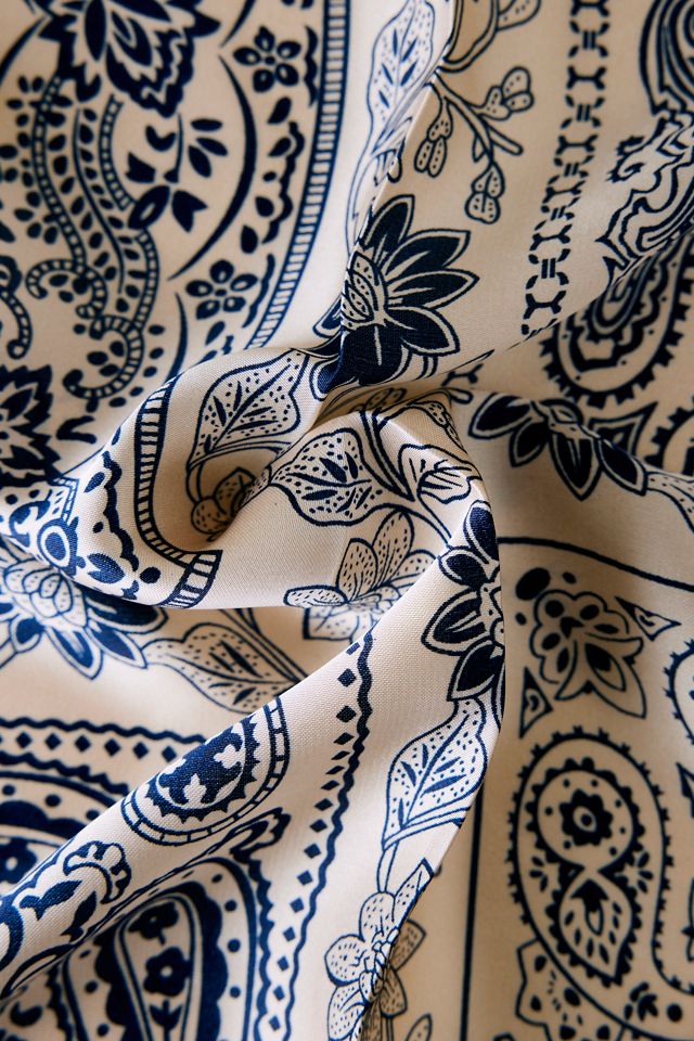 Paisley Satin Kopftuch #1