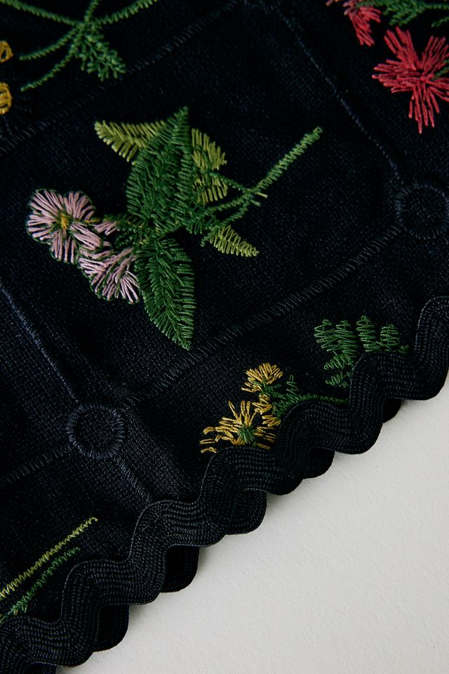 Floral Embroidered Headscarf #1