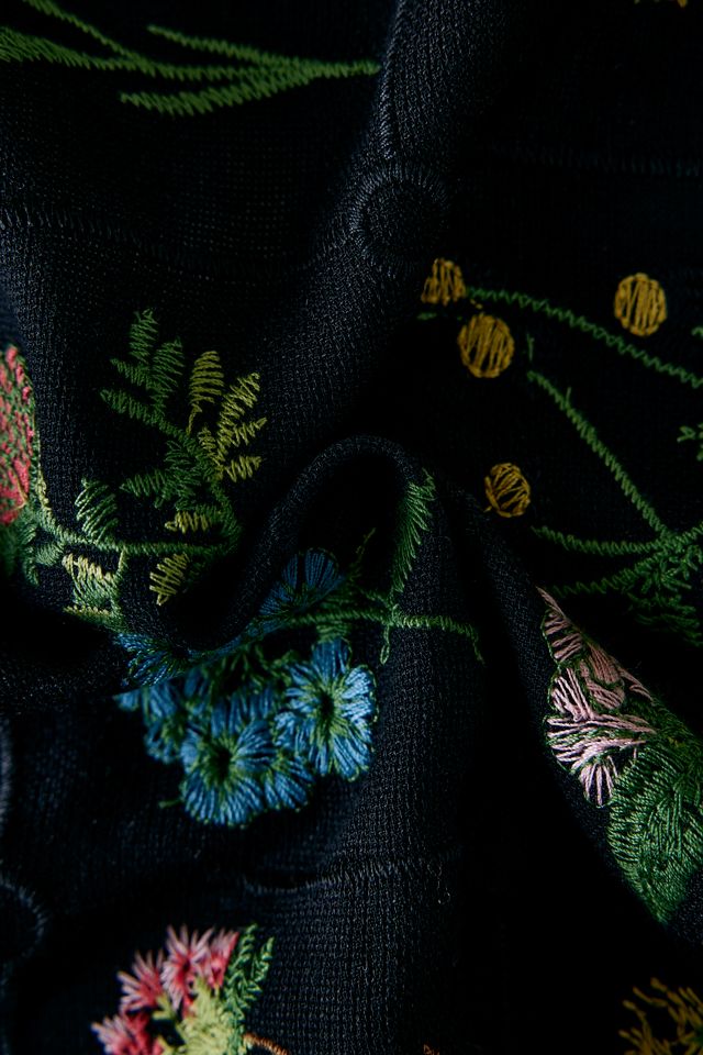 Floral Embroidered Headscarf #2