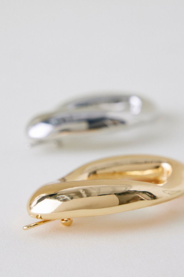 Metall Kreis Haarspange, 2er-Set #3