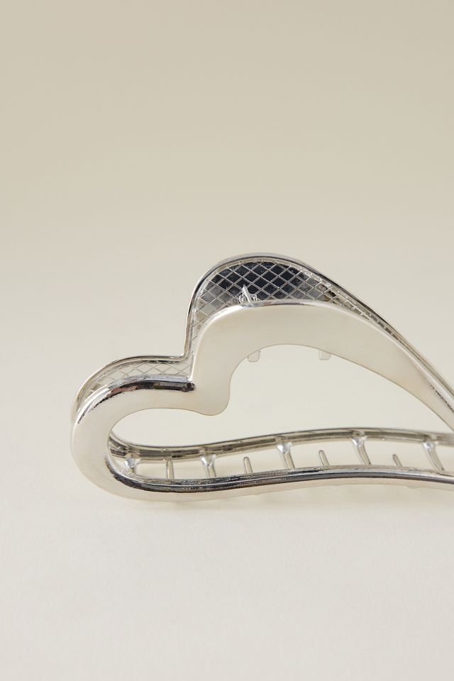 Metal Heart Hair Claw Clip #2