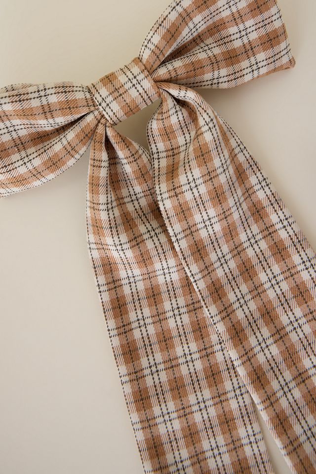 Check Hair Bows, Set of 2 #2