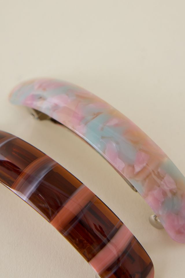 Resin Barrette Hair Clips, Set of 2 #2