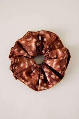 Deer Print Hair Scrunchie