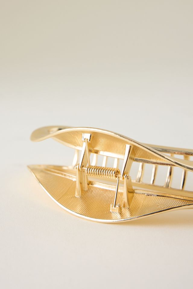 Gold Structural Hair Claw Clip #2