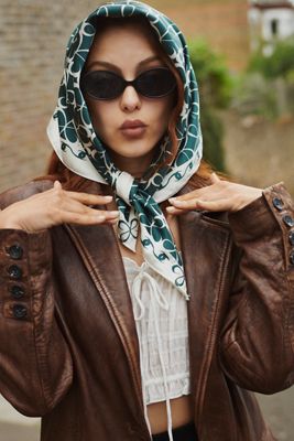 Sciarpe per capelli stampate Maeve, set di 2