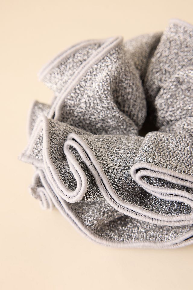 Lurex Oversized Hair Scrunchie #1