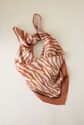 Zebra Print Headscarf