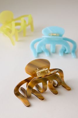 Fermagli ad Artiglio in Resina Assortiti, Set di 3